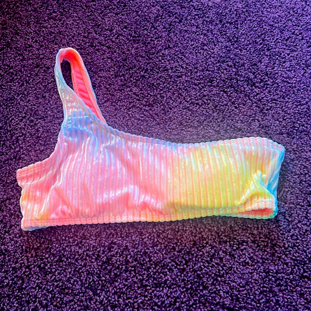 Dippin daises one shoulder swim top